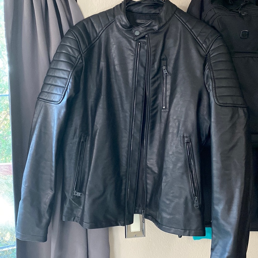 MNG Man leather jacket size large